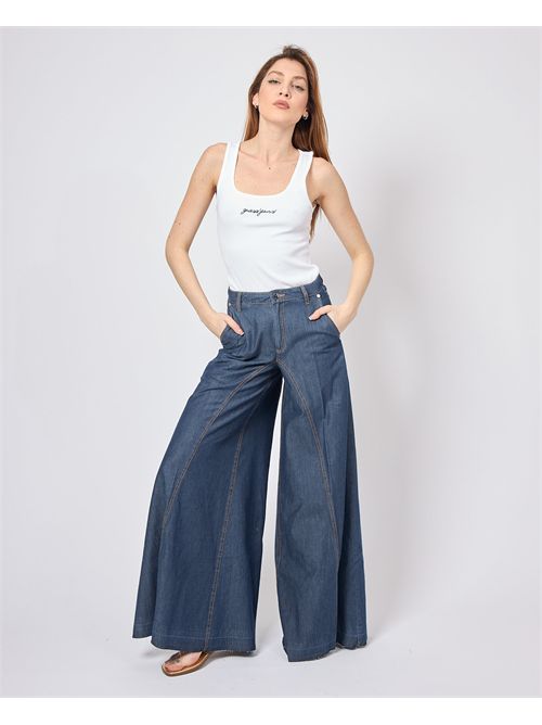 Silvian Heach wide leg jeans SILVIAN HEACH | GPP25178JEDENIM BLUE DARK